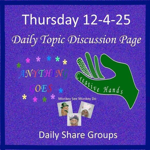 Thursday 12-4-25 Share Groups - Part Two - Daily Topic Discussion - Picture 1 of 5